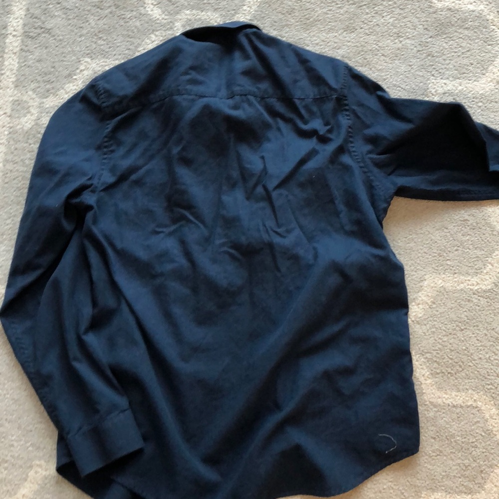 Ck Navy Button Down - image 3
